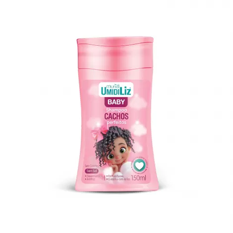 Shampoo Umidiliz Baby Muriel Rosa 150ml definição maciez