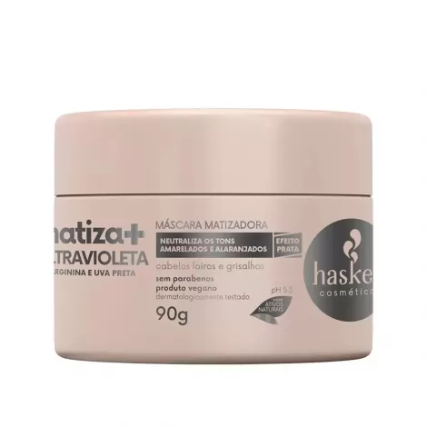 Haskell Máscara Capilar Matizadora Extend Color Ultra Violeta 90g hidratante antioxidante