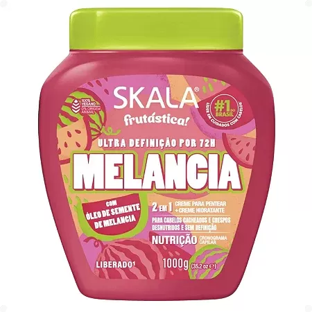 Creme de Tratamento Skala Melancia 1kg hidratação revitalização