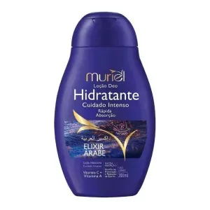 Muriel Loção Hidratante Corporal Elixir Arabe 200ml hidratação fragrância