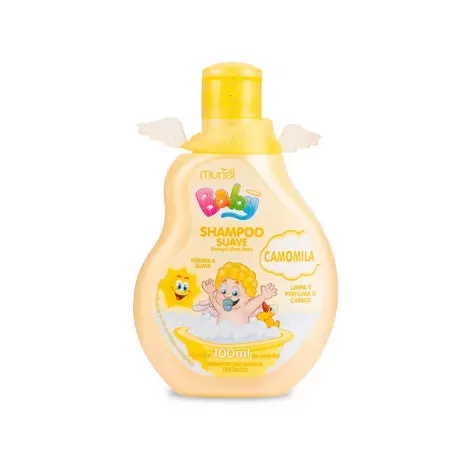 Shampoo Baby Muriel Camomila 100 ml hipoalergénico suave