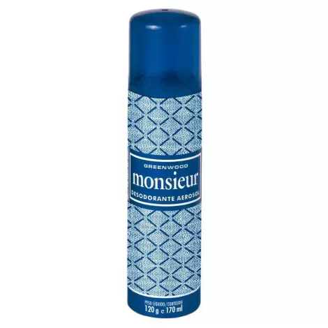 Desodorante Uomo Fiorucci Aerosol 72h 170ml proteção prolongada fragrância amadeirada cítrica