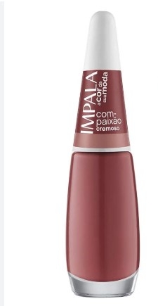 Esmalte Cremoso Impala Compaixão 7.5ml longa duração acabamento uniforme