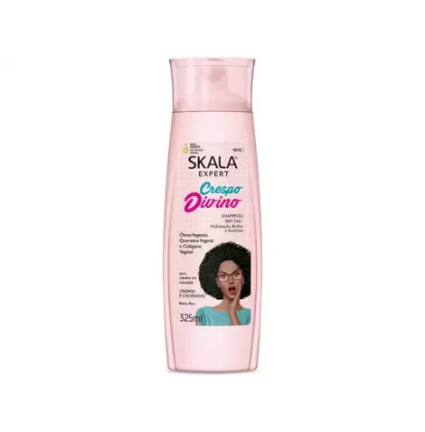 Shampoo Skala Crespo Divino 325 ml hidratação brilho