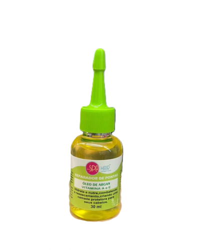 SPA Hair Reparador de Pontas Óleo de Argan Vitamina A E hidratação brilho