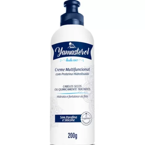 Creme Yamasterol Proteína Hidrolisada 200g hidratação reconstrução