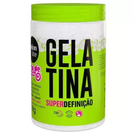 Gelatina Salon Line #ToDeCacho Super Definição 1kg fixação antifrizz
