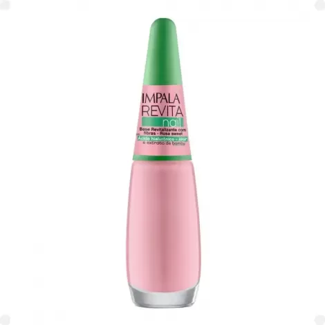 Esmalte Impala Revita Nail Base Revitalizante 7,5ml fortalecimento proteção