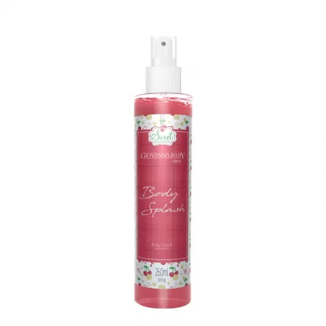 Giovanna Baby Body Splash Desodorante Cherry 260ml perfume corporal romântico envolvente