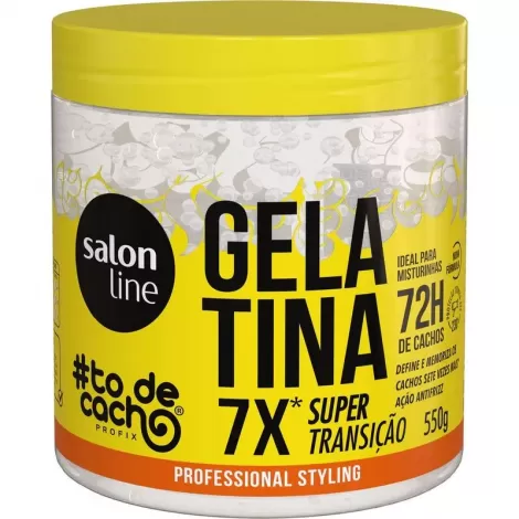 Gelatina Salon Line #ToDeCacho Super Transição 550g definição antifrizz