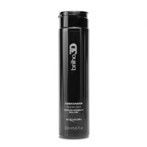 Condicionador Acquaflora Brilho 3D 250ml hidratante reparador