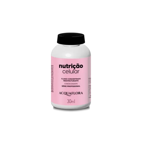 Fluido Condicionante Concentrado Acquaflora Nutrição Celular 12ml fortalecedor reestruturante hidratante