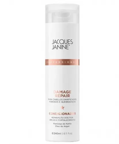 Condicionador Jacques Janine Reparação de Danos 240ml hidratante fortalecedor