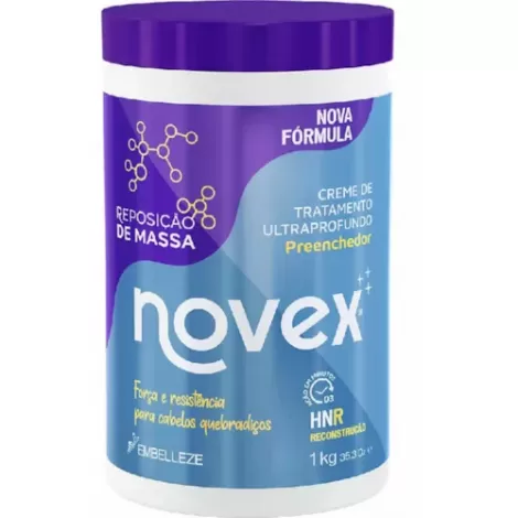 Novex Repositor de Massa Creme Tratamento 1kg reconstrução força