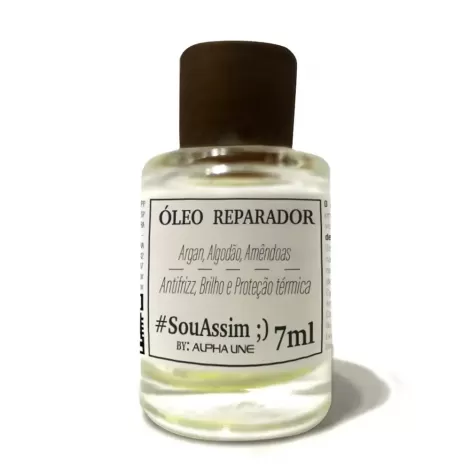 Alpha Line Óleo Reparador Sou Assim 7ml brilho antifrizz proteção capilar