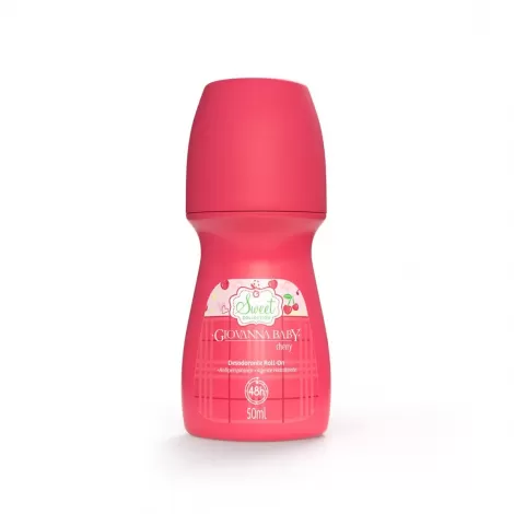 Desodorante Giovanna Baby Cherry Roll-On 50ml proteção conforto
