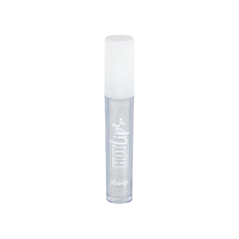 Vizzela Hot Lips Gloss Labial 4g Crystal efeito plump hidratante