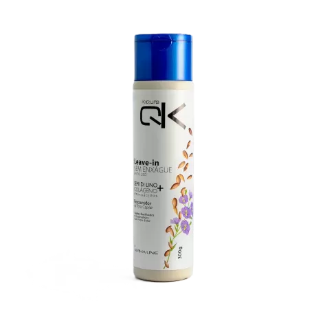 Leave-in Kiqui’s Alpha Line Semi di Lino 300g hidratante reparador
