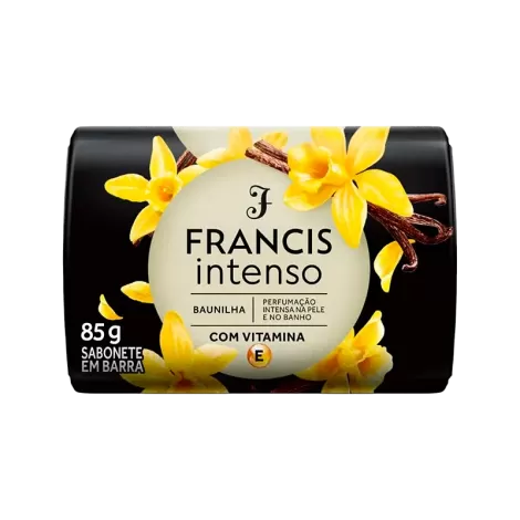 Sabonete Francis Baunilha 85g hidratante perfumado