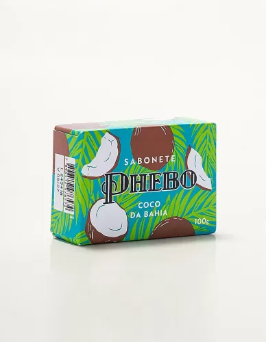 Phebo Sabonete Cremoso Coco Bahia 100g hidratante tropical