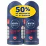Kit 2 Desodorante Nivea Men Dry Impact Plus 50ml proteção frescor